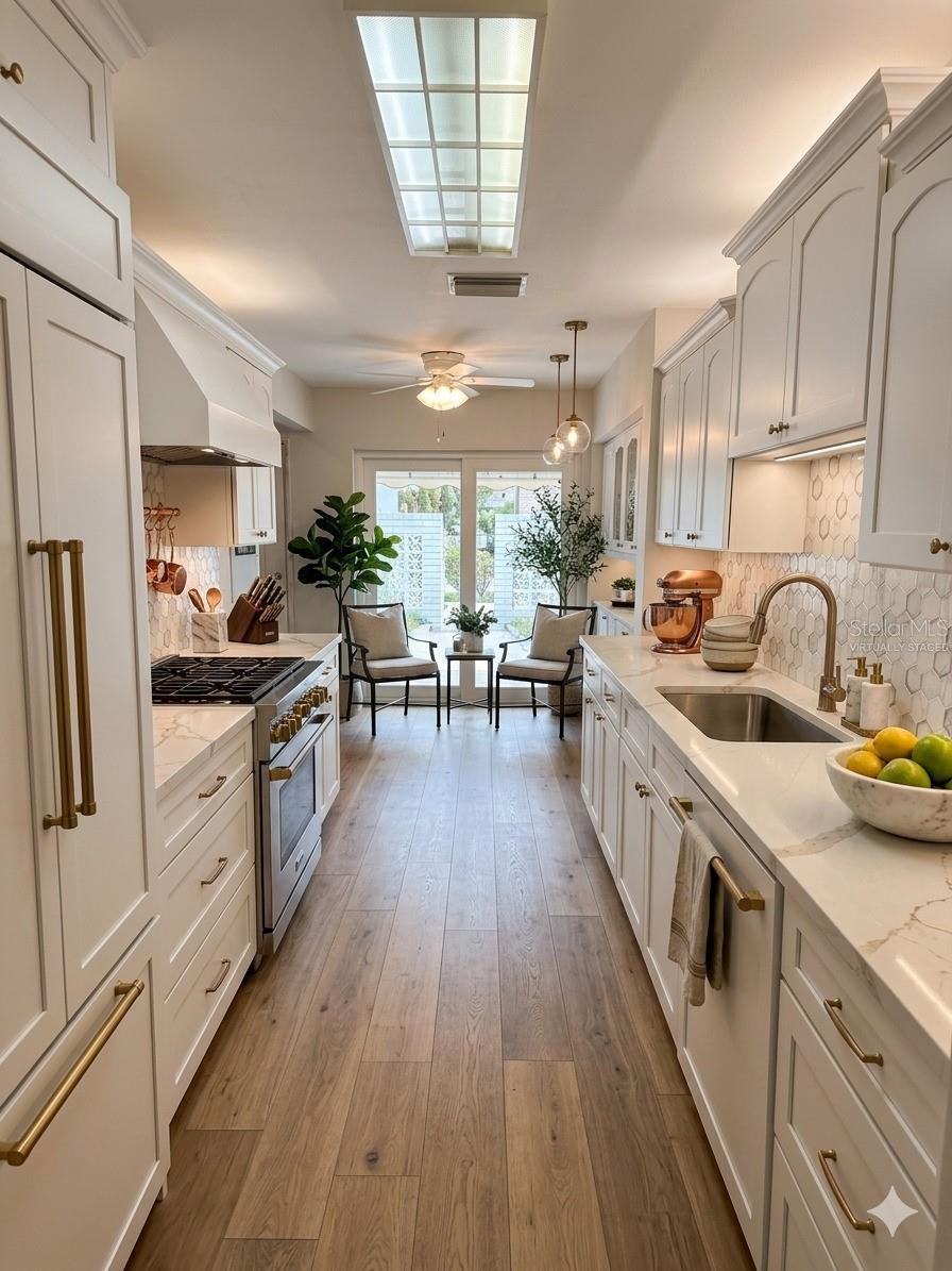 This photo has been Virtually Staged. Kitchen