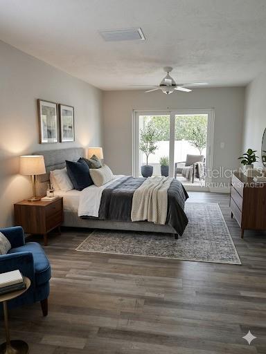 This photo has been Virtually Staged. Master Bedroom