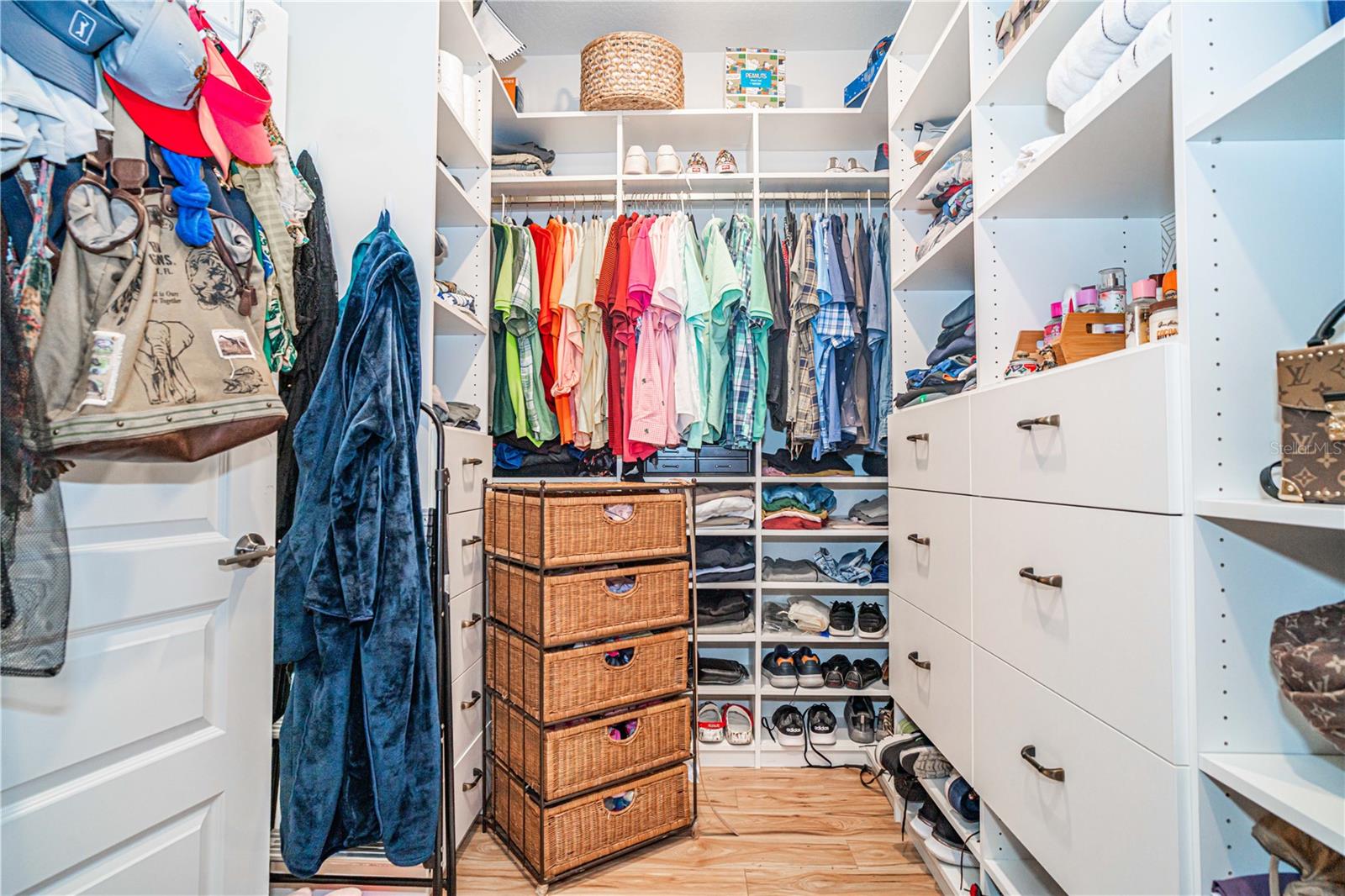 primary bedroom walk in closet