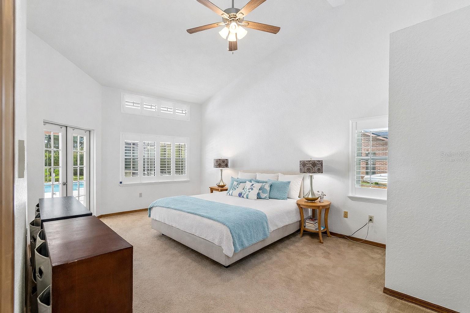 Virtually Staged - pool access