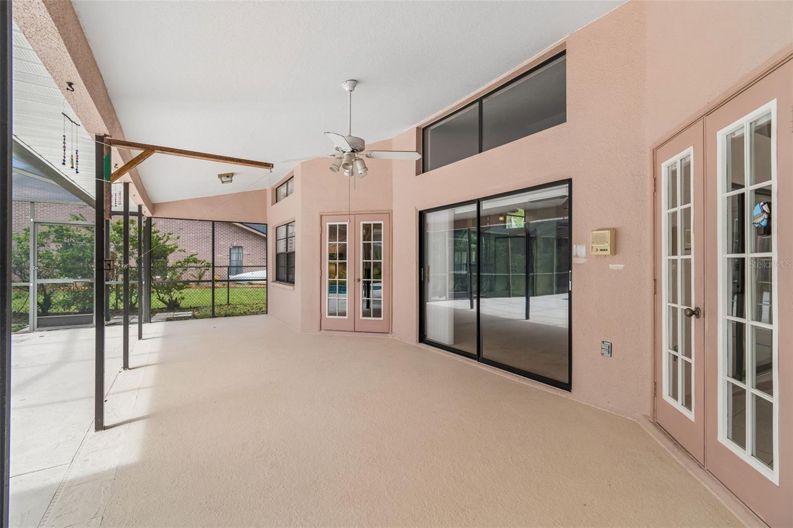 covered - large screened Lanai