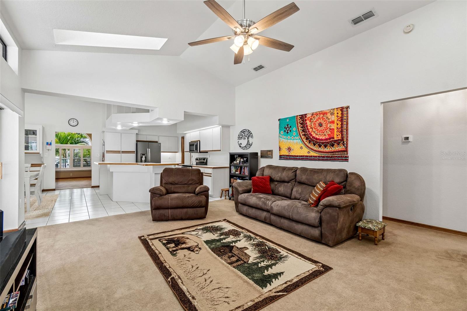 Virtually Staged - Family Room