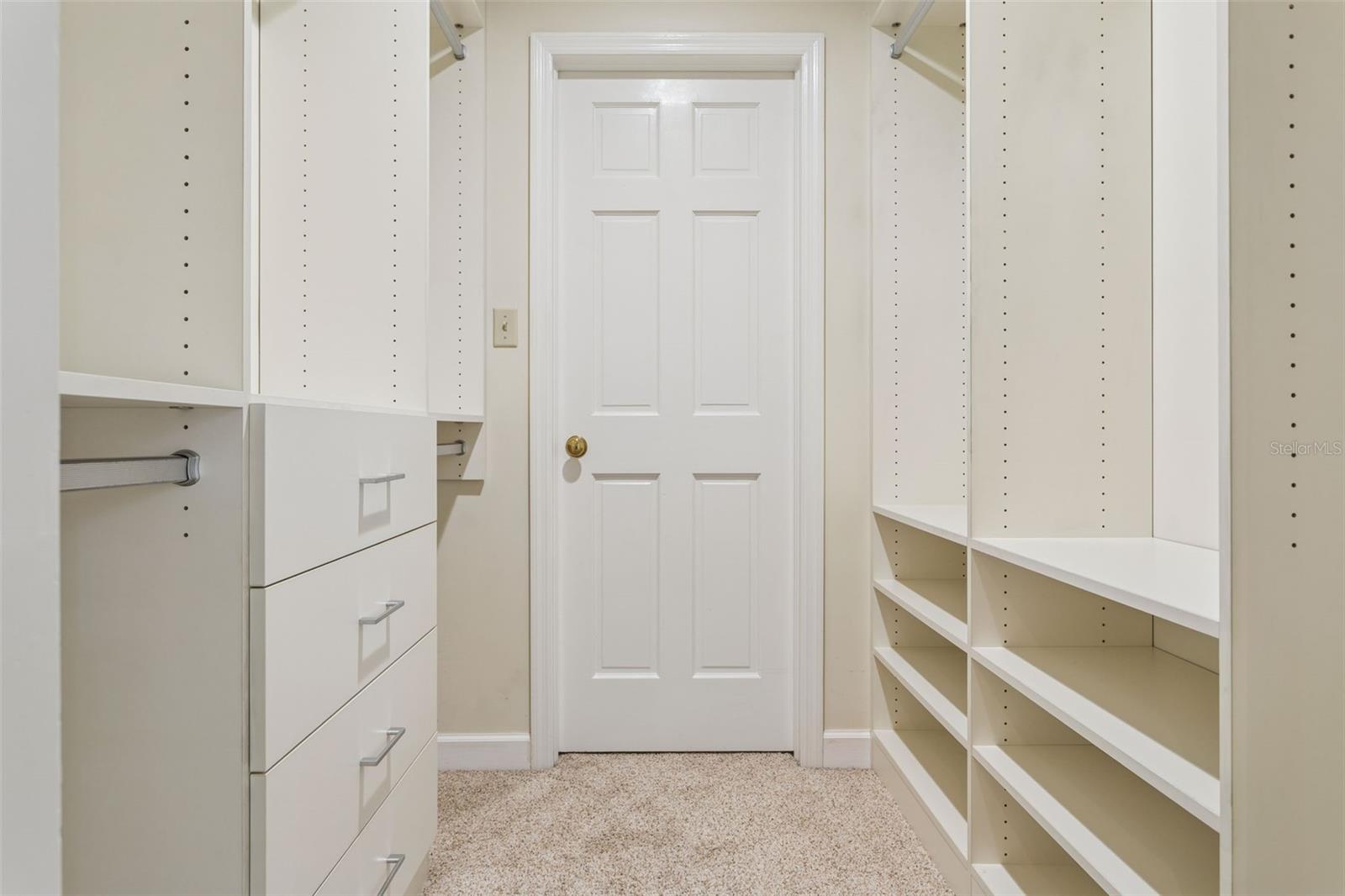 primary walk-in closet