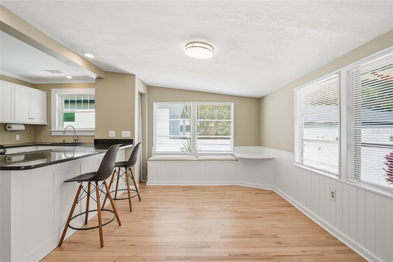 The "north room" is an extension of the kitchen.