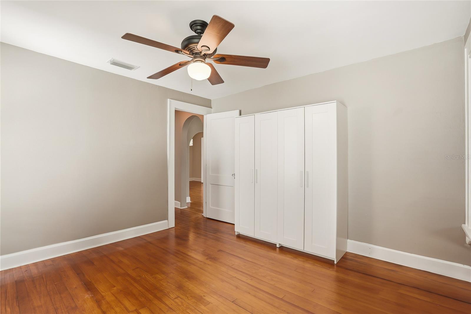 Wardrobe closet located in bedroom 2.
