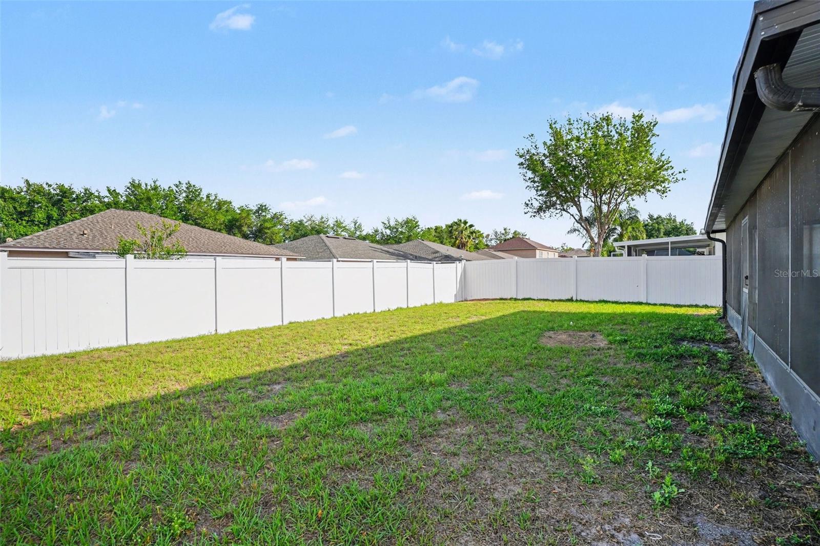 Fully Fenced Backyard -10317 FROG POND DRIVE, RIVERVIEW, Florida 33569