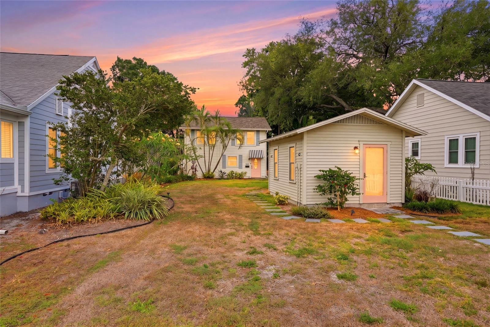 front of home and detached office
