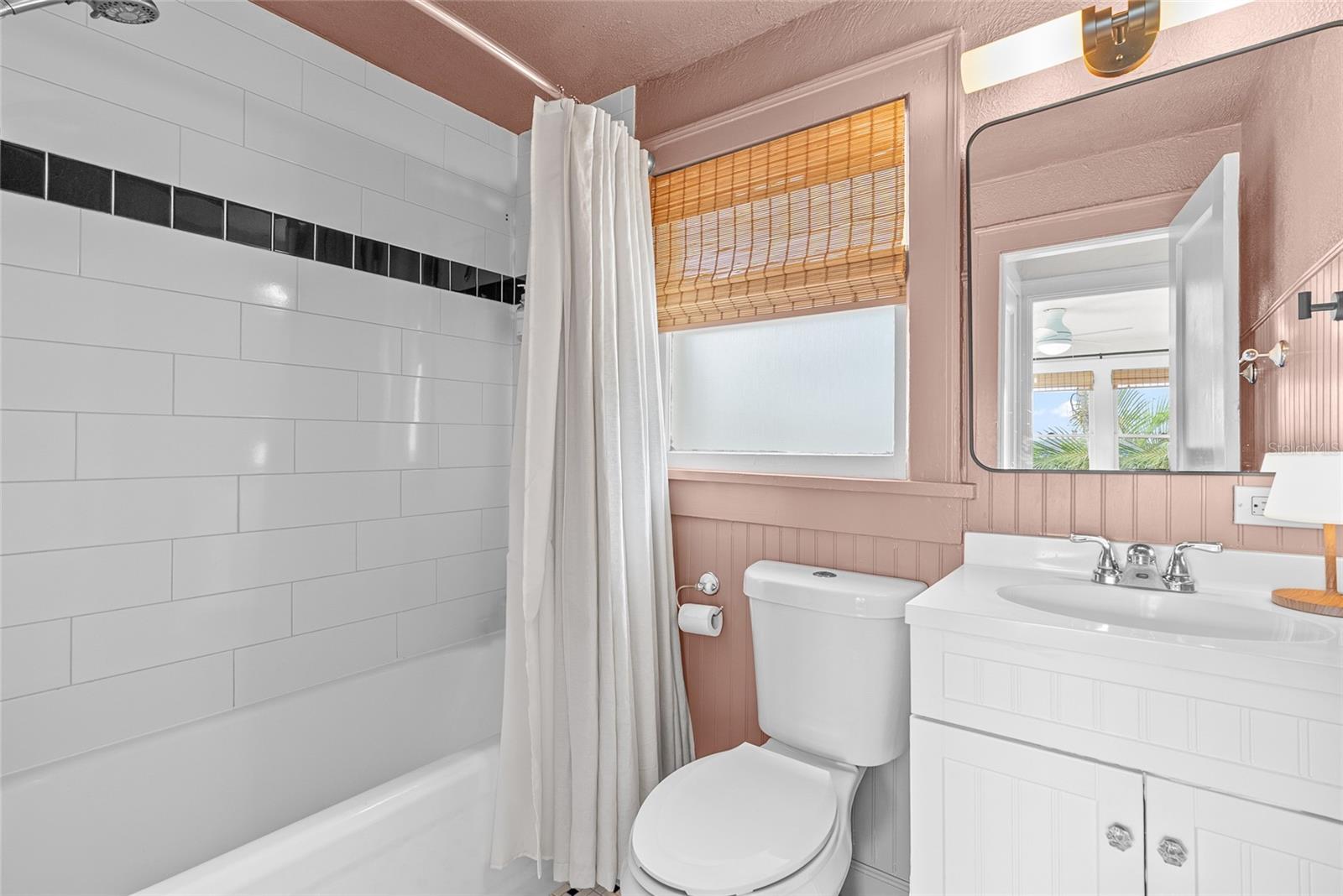 full bathroom in second floor unit