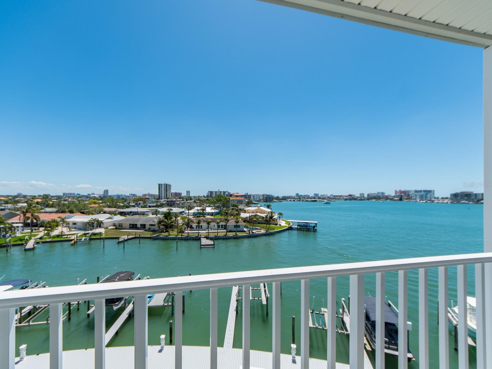 View From Condo towards Clearwater Beach