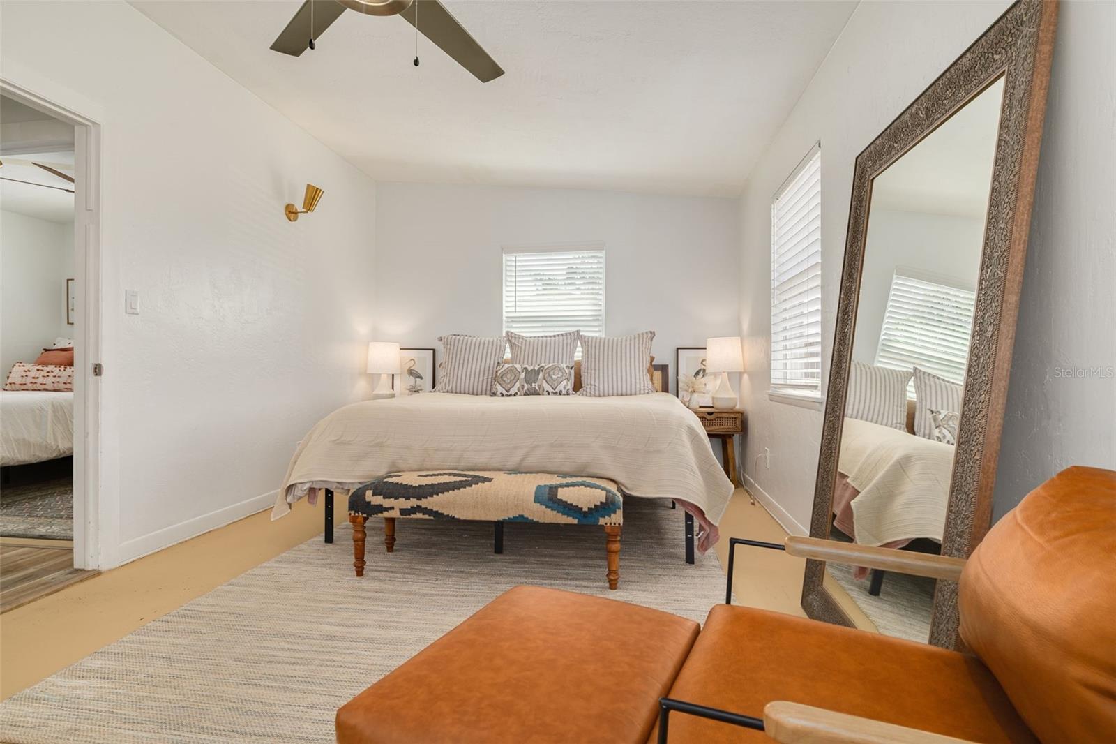 large primary bedroom