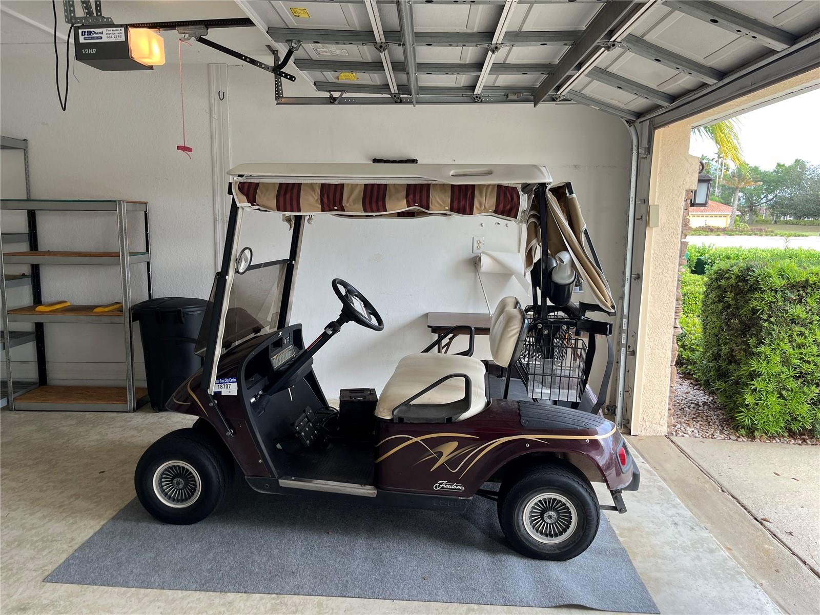 Included Golf Cart