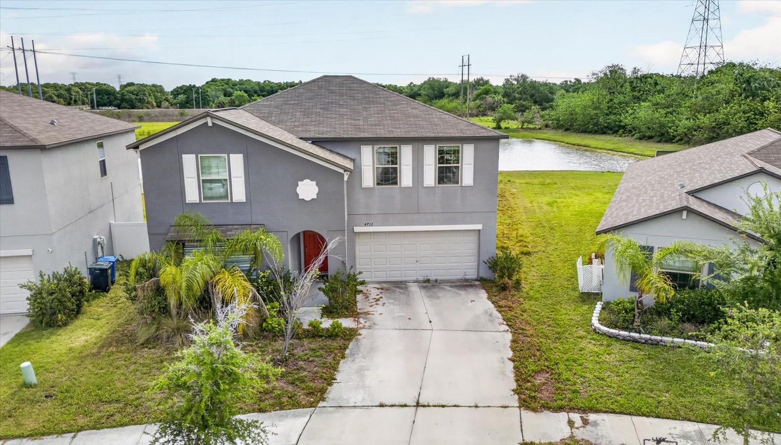 Water view with no rear neighbors!