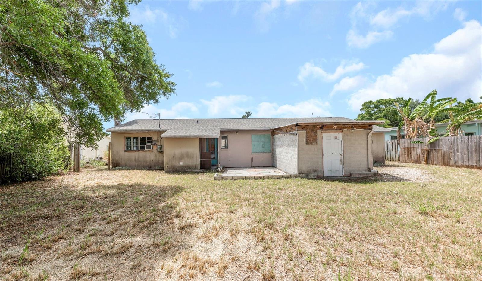 Rear of Home