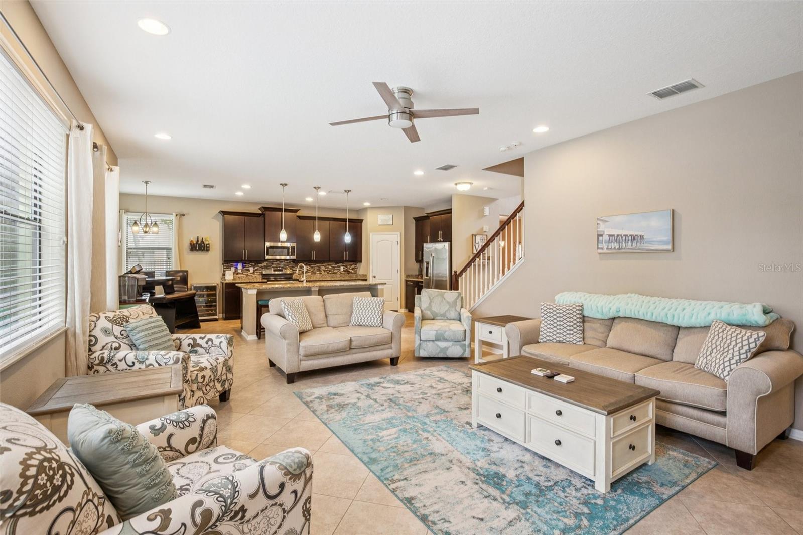 LIVING ROOM HAS TONS OF NATURAL LIGHTING!