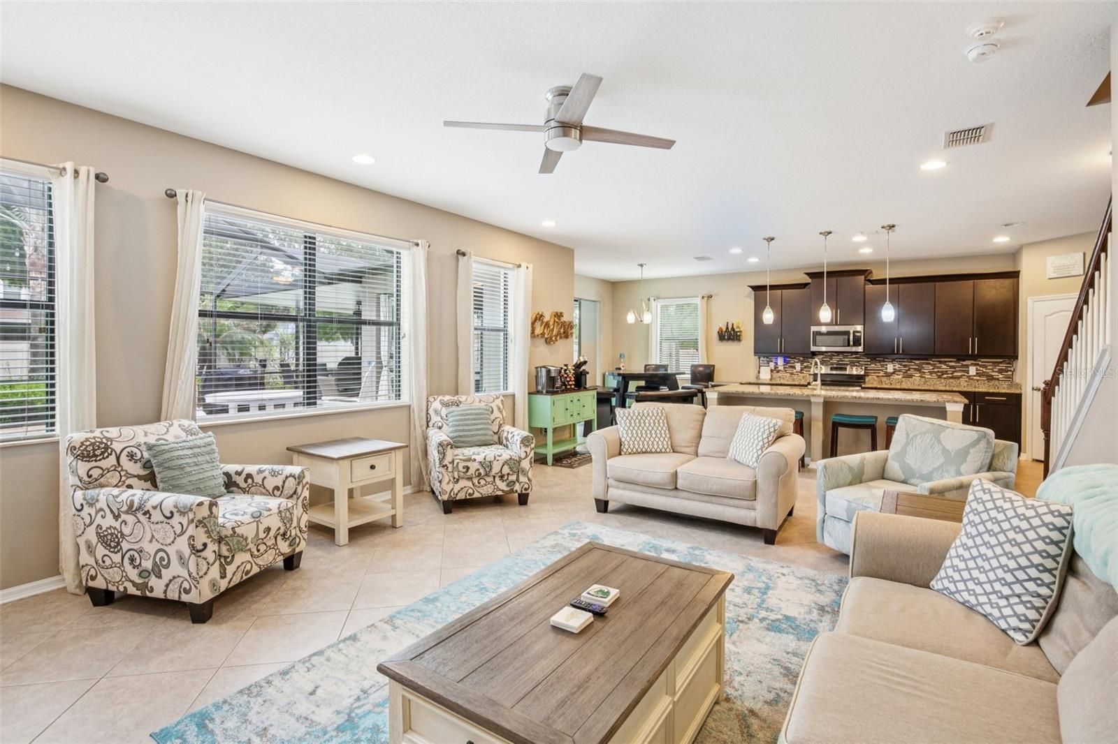 LIVING ROOM HAS TONS OF NATURAL LIGHTING!