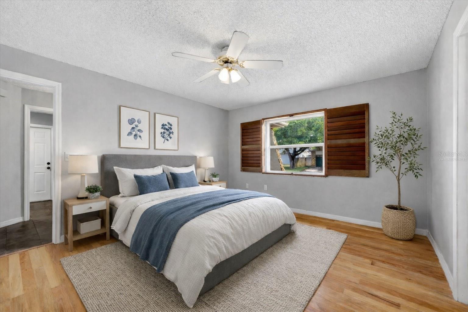 Virtually Staged: Primary Bedroom