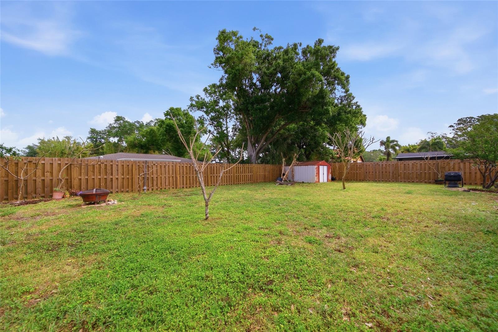 Large Fenced in Backyard