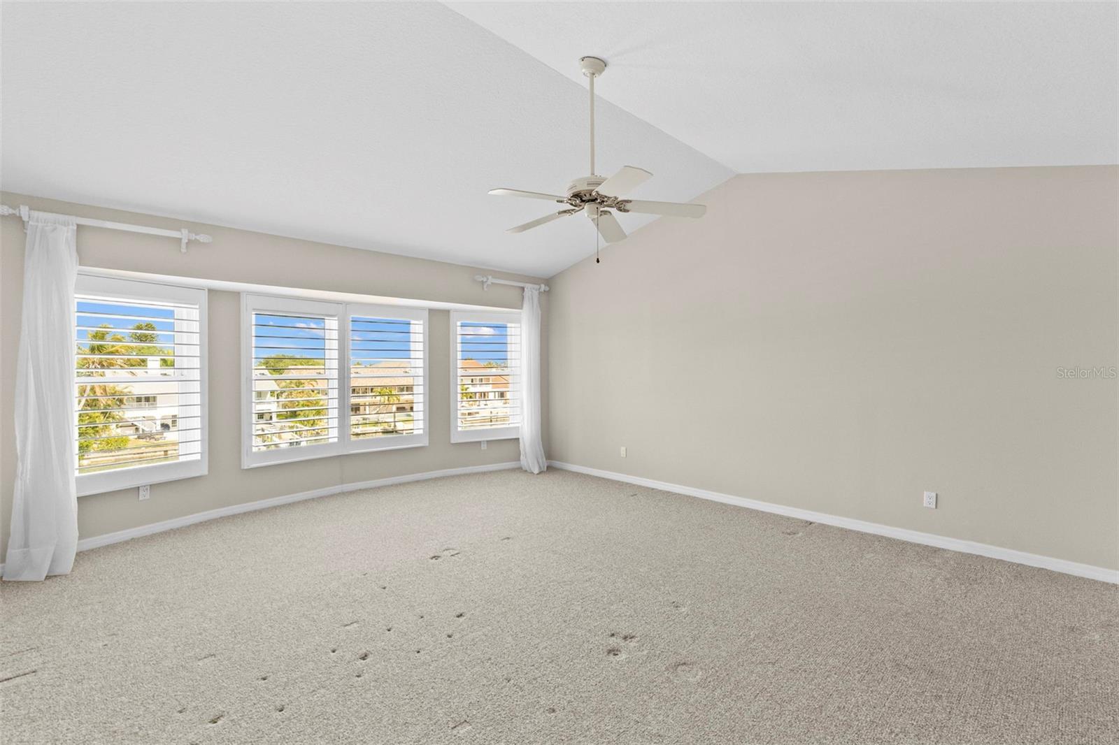 Primary Suite with Vaulted Ceilings