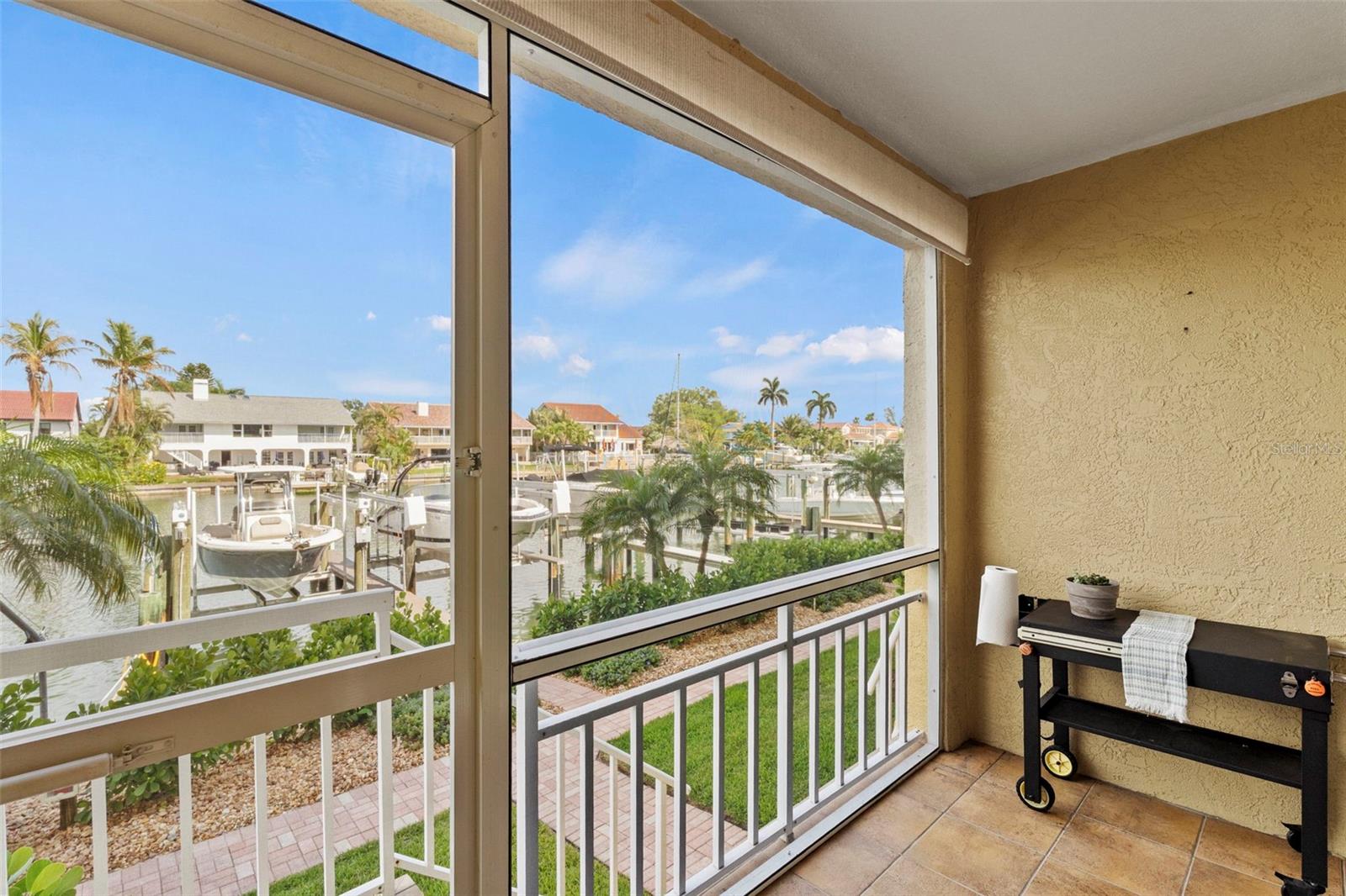Lower Level Porch with Waterfront Access