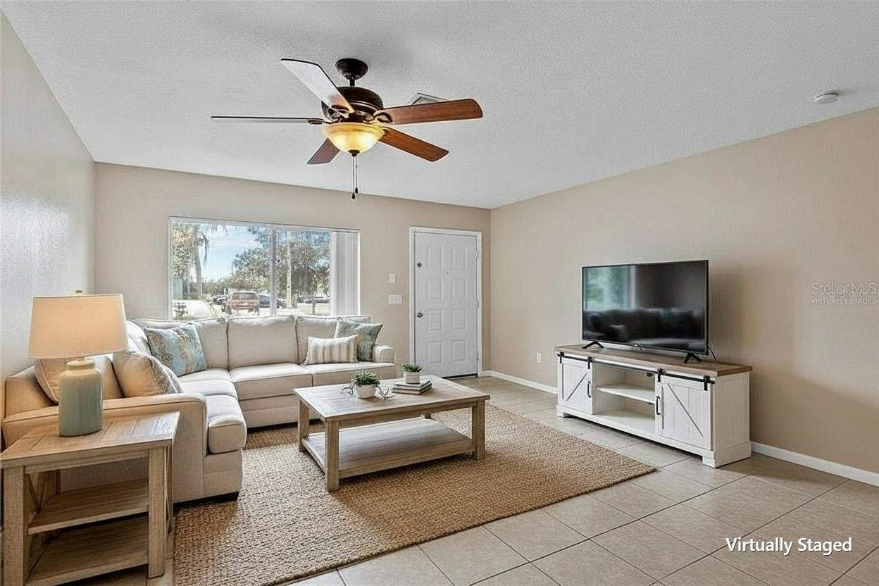 Living Room Virtually Staged