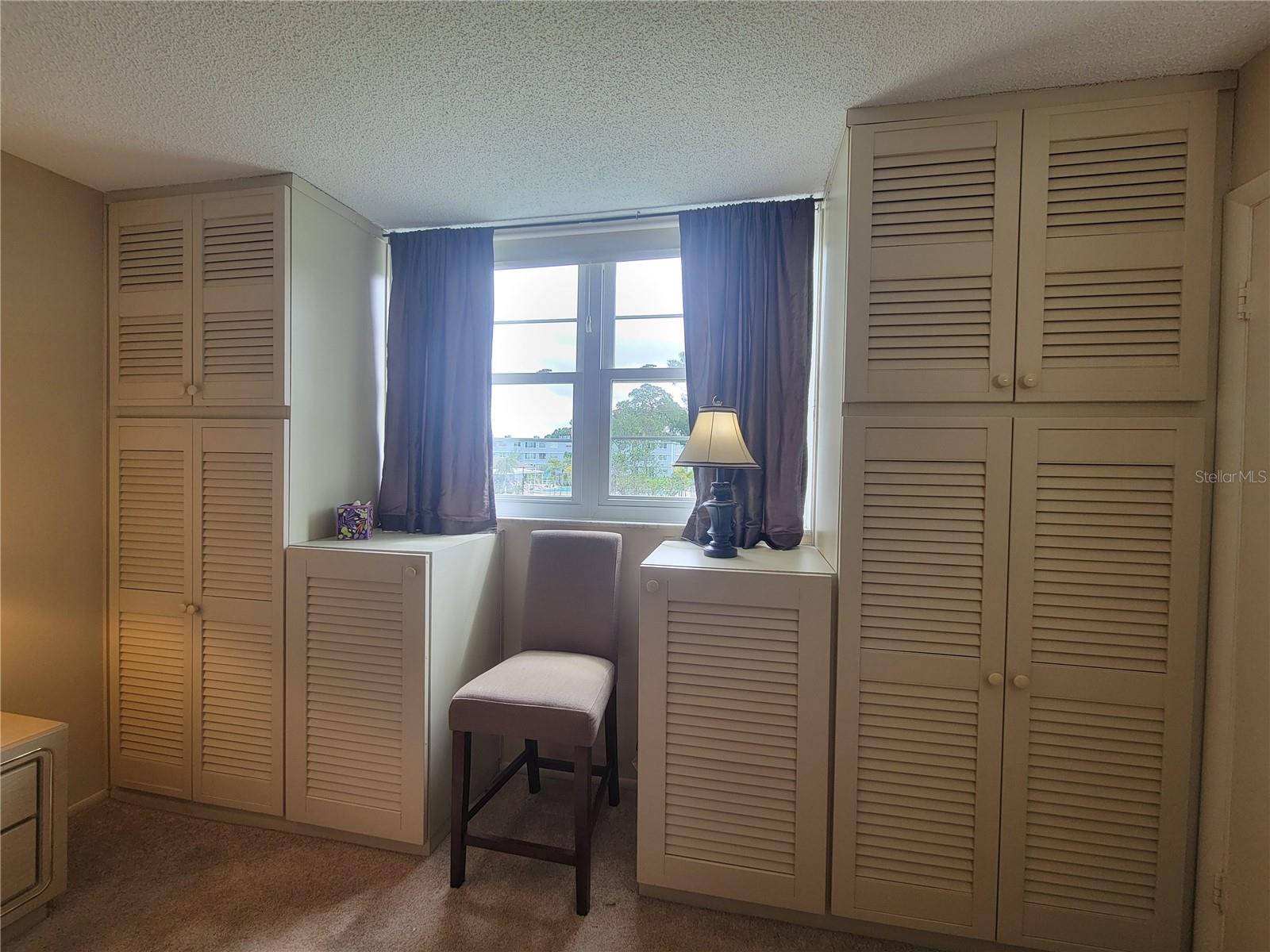 Need extra storage? In addition to the walk-in this built-in storage is great to have