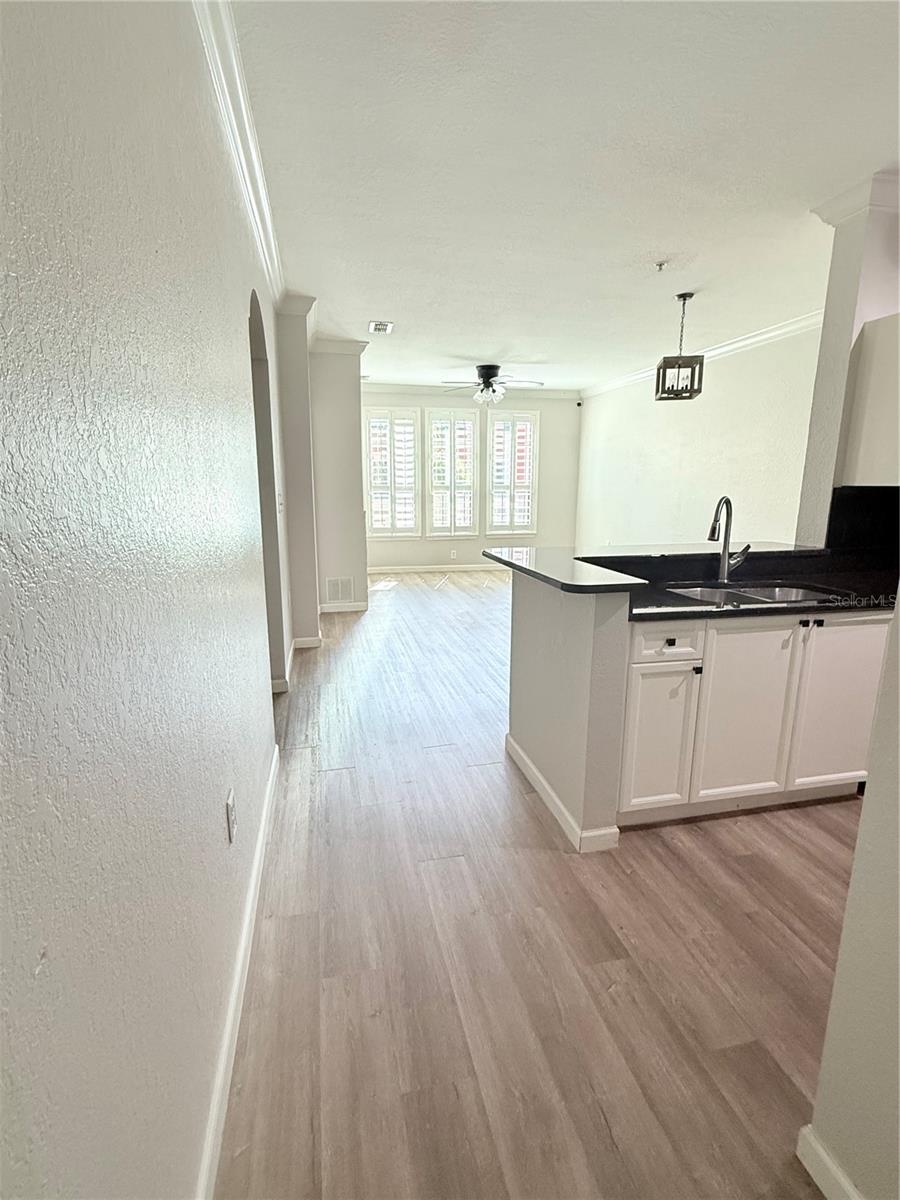 view from entryway