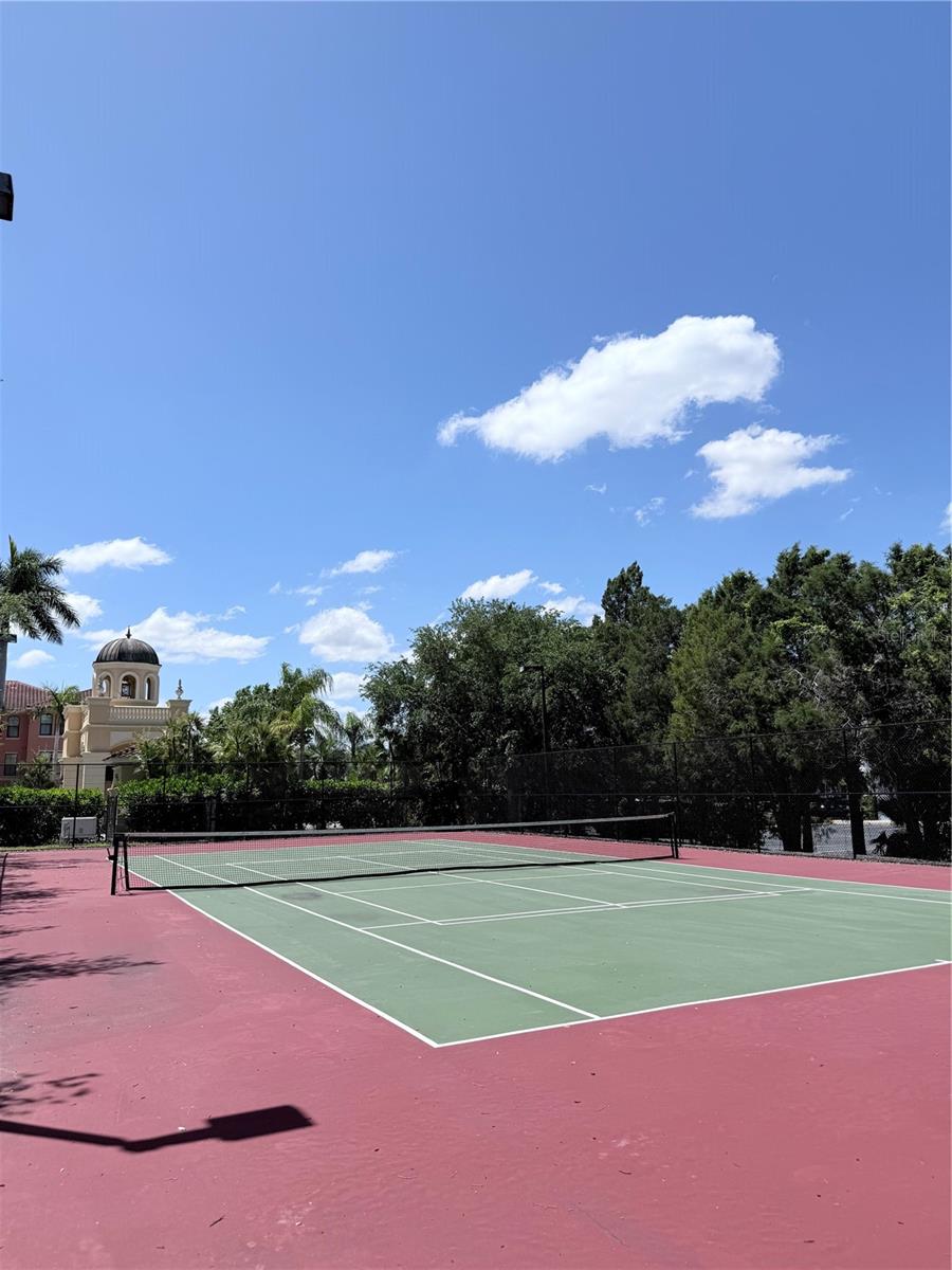 community tennis court