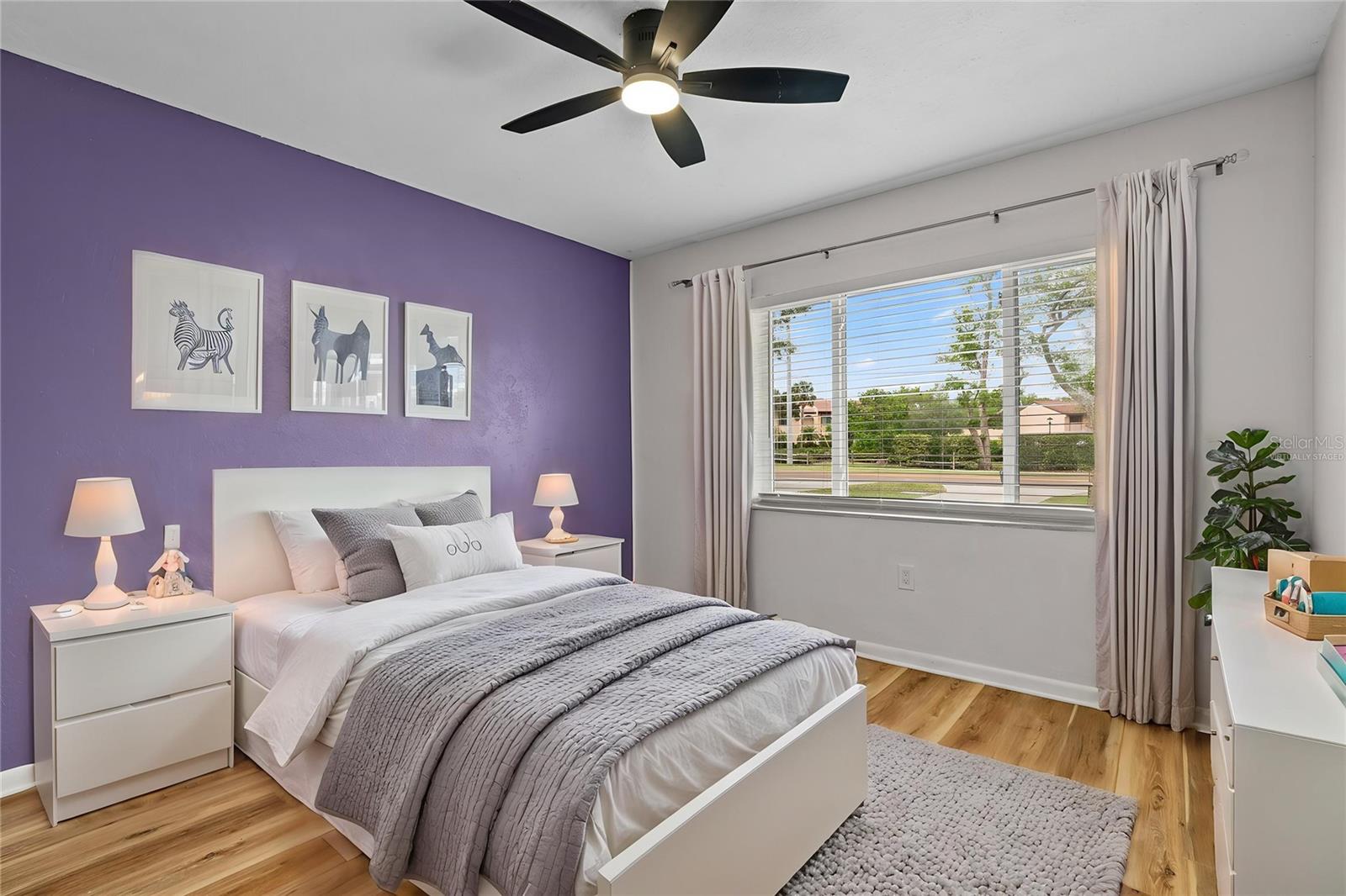 Virtually Staged 2nd Bedroom