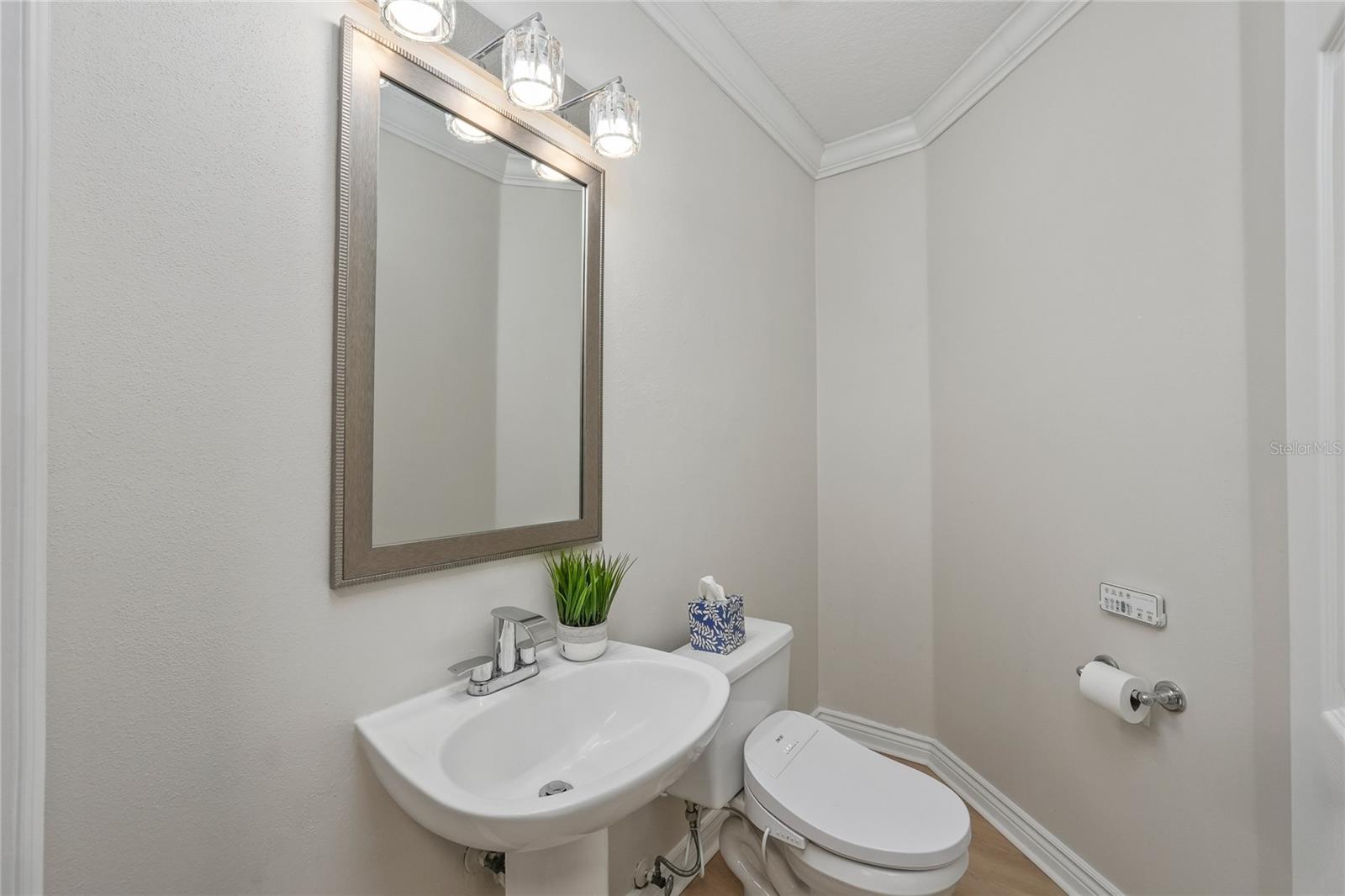 Downstairs half bath!