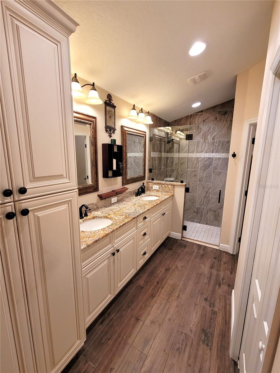 Huge walk-in-closet on right