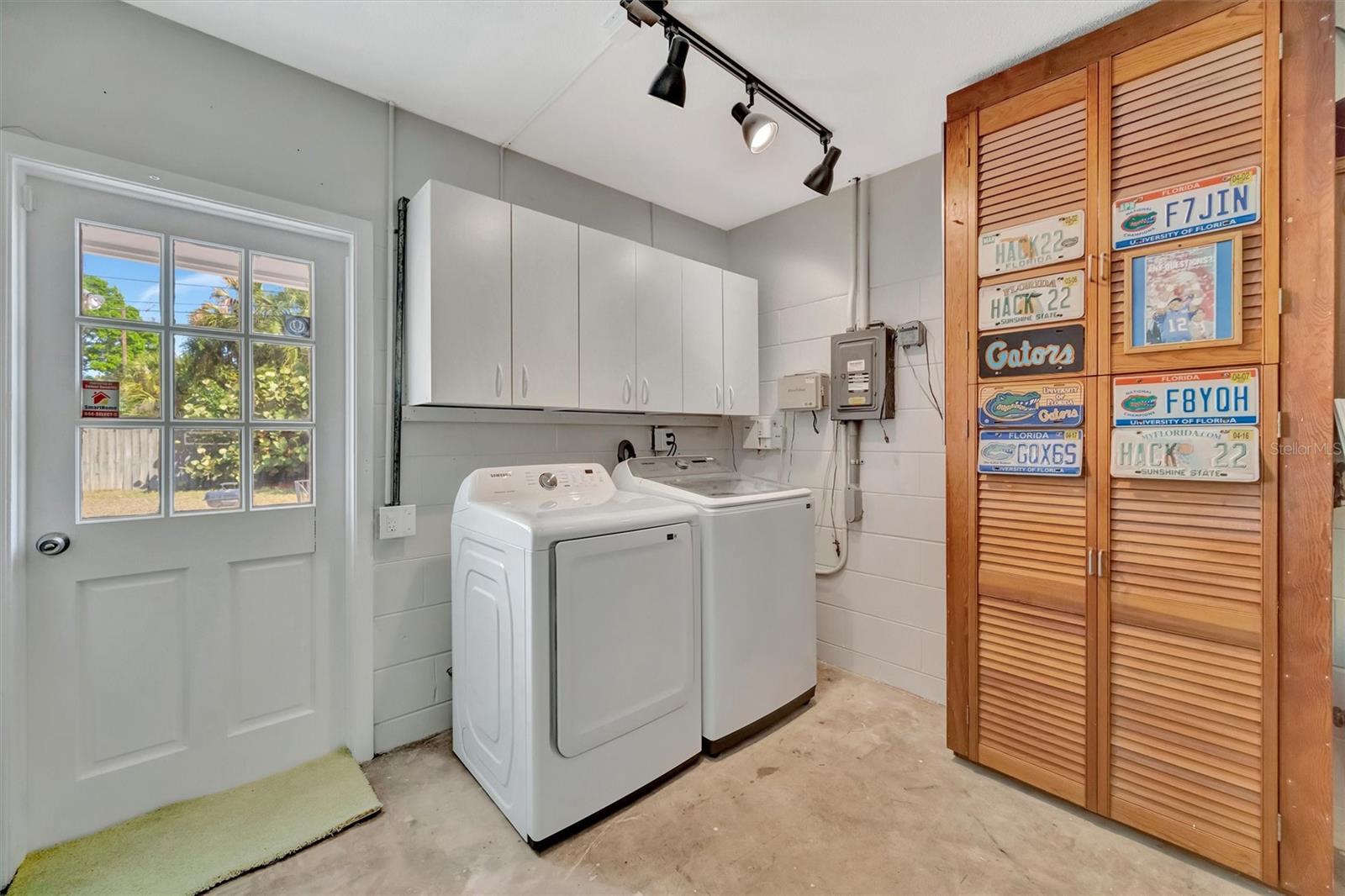 The Laundry Area in Garage