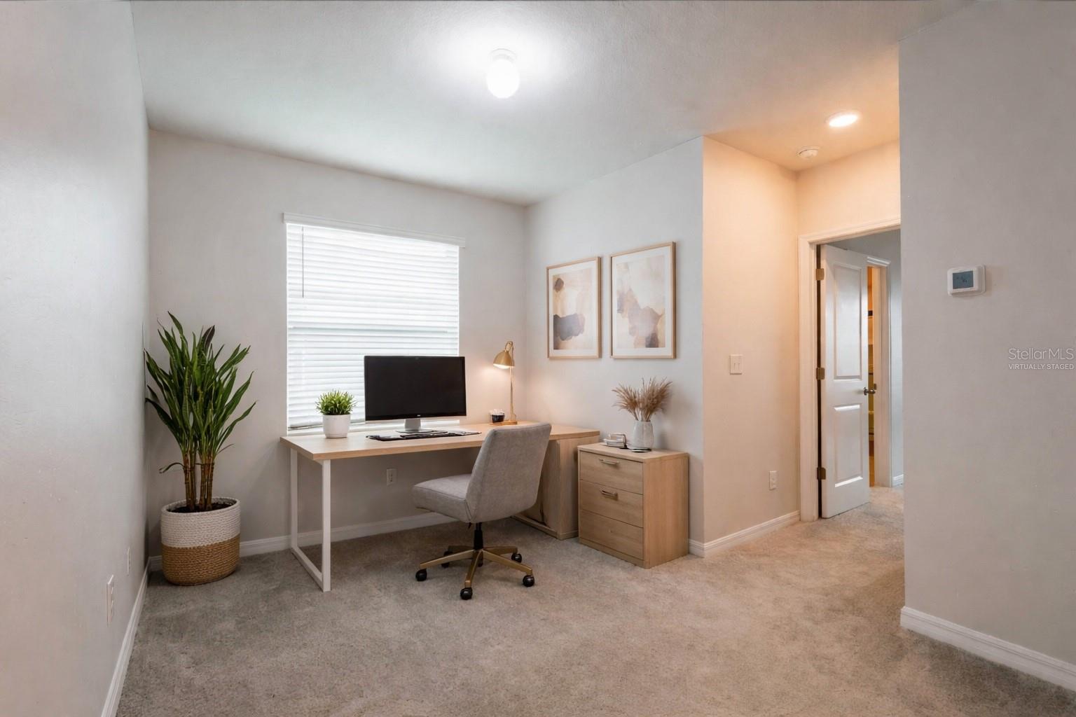 Virtually staged Loft