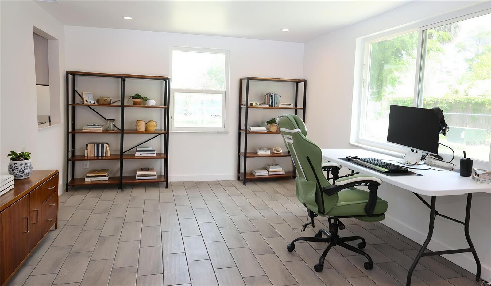 Bonus room staged