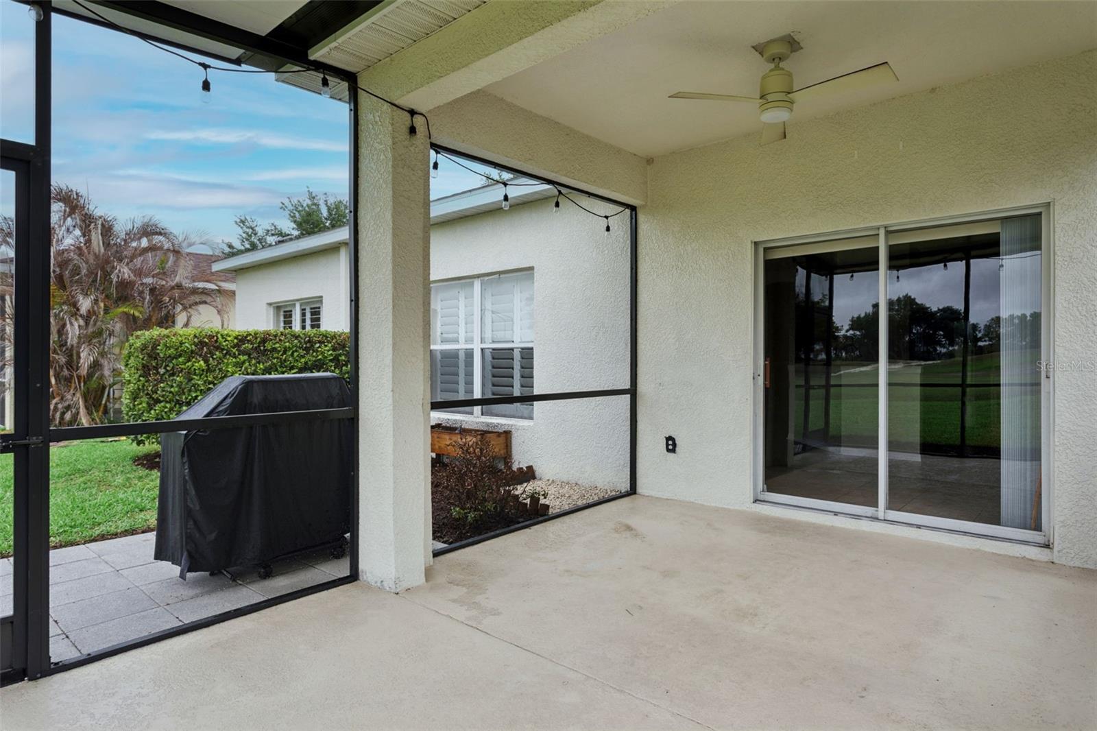 Screened in patio