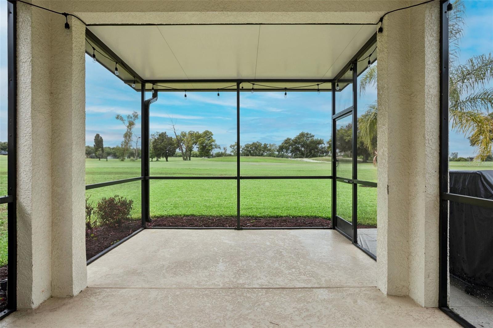 Screened patio