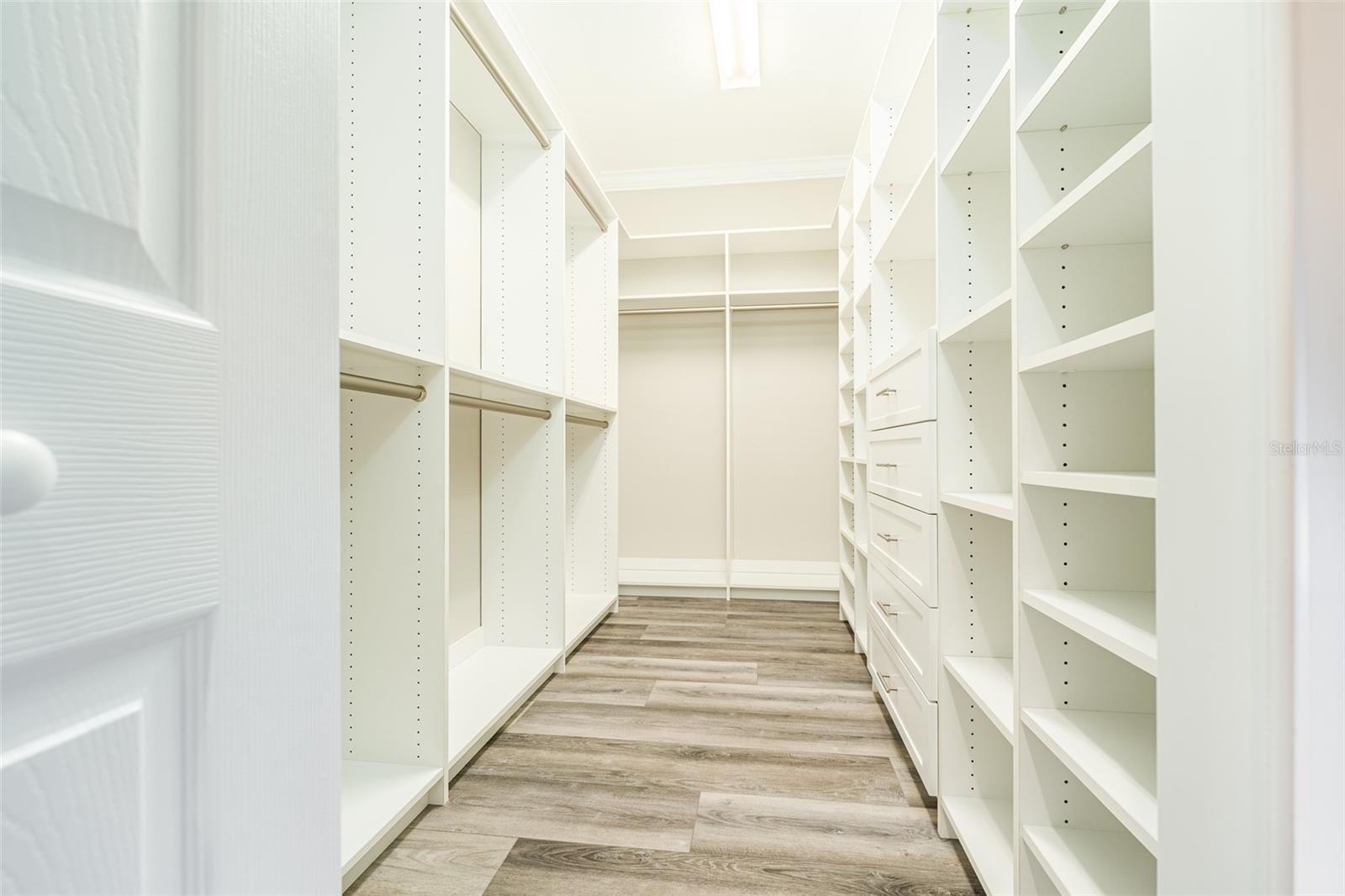 Her HUGE walk in closet