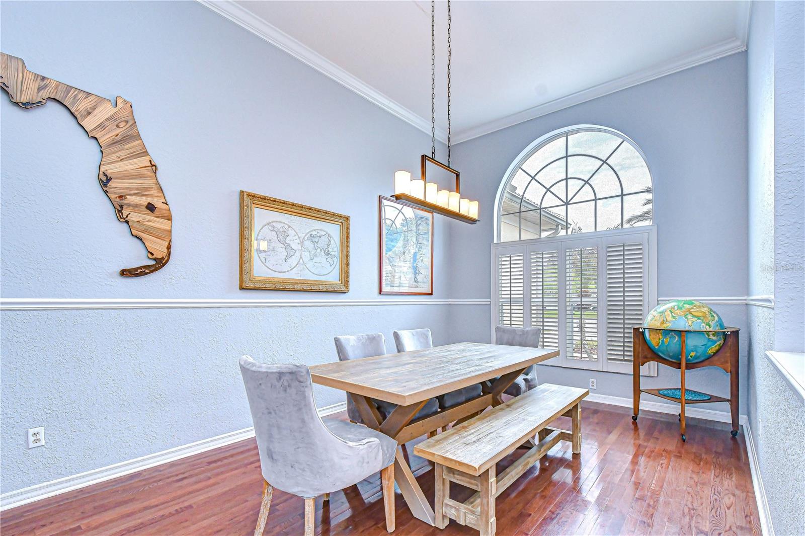 Bright and airy with large windows and refined finishes