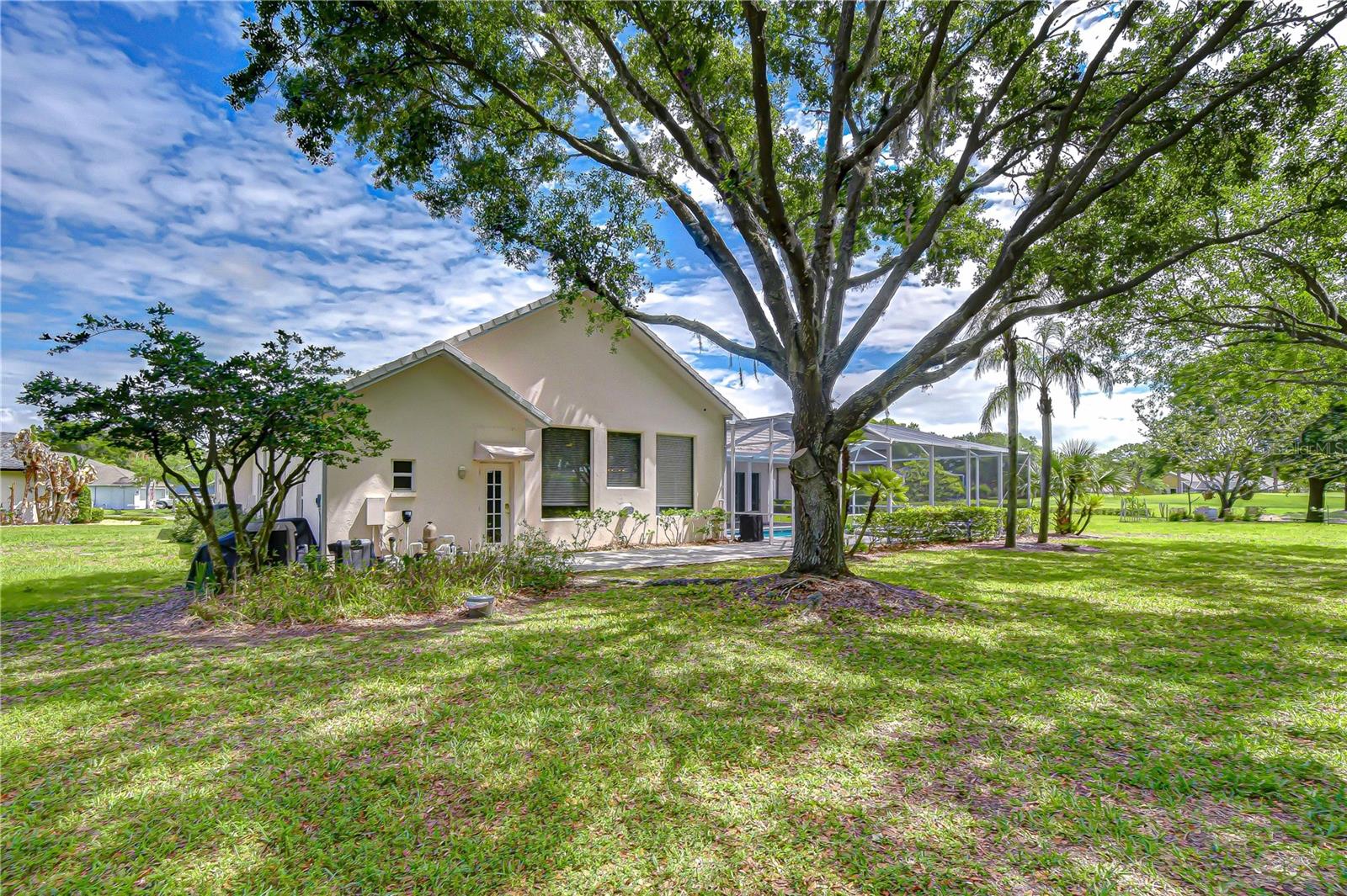 Plenty of room to enjoy outdoor living in a serene environment.