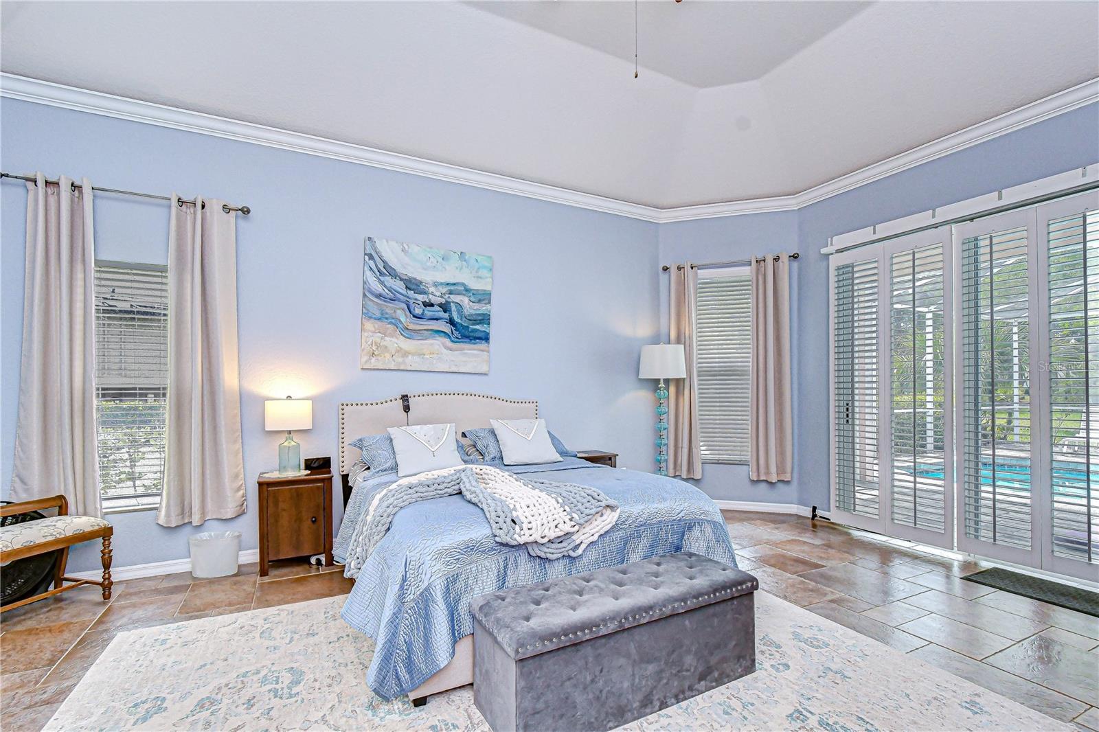 Spacious primary suite designed as a private retreat