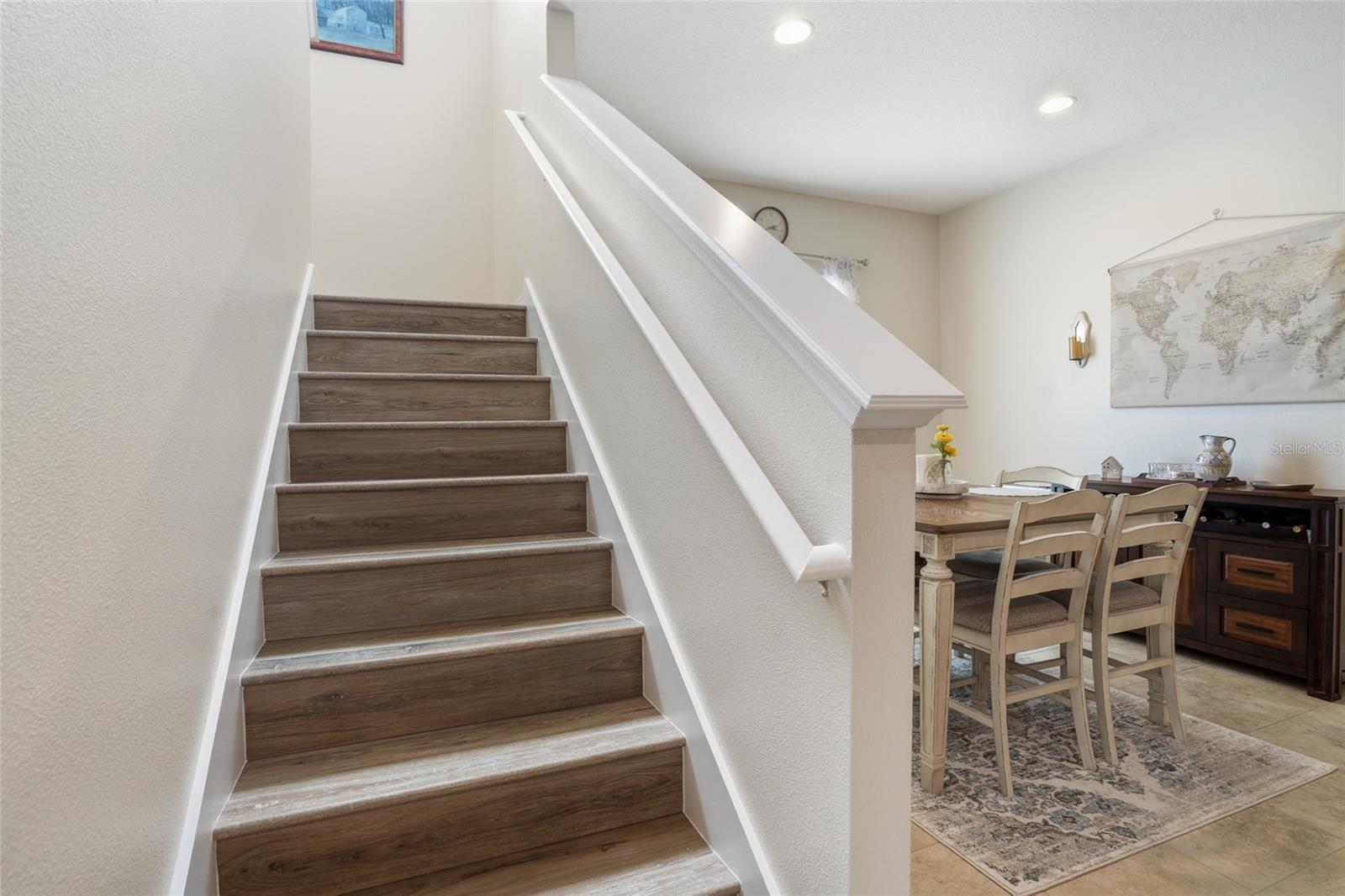 newer LVP stairs