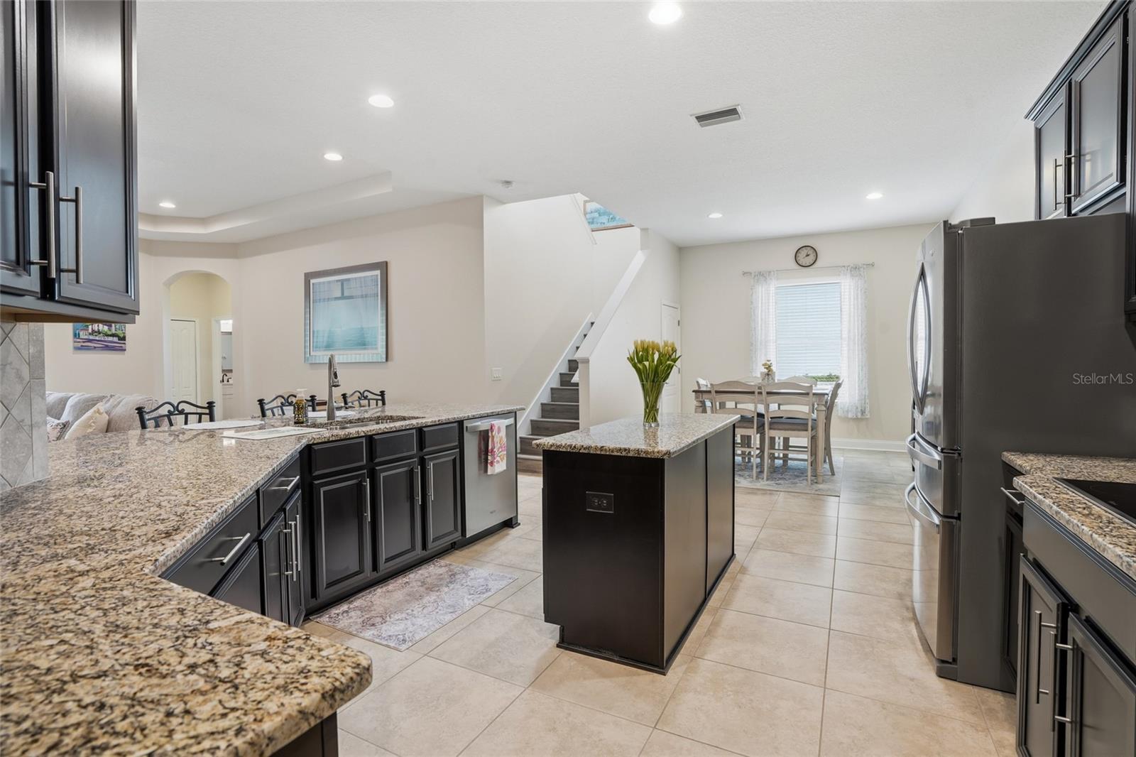 very open kitchen