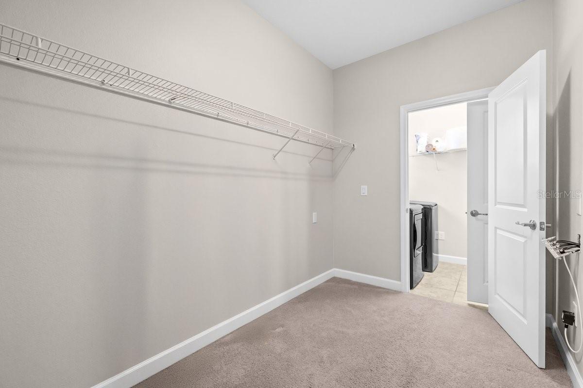 Primary Closest and Laundry room