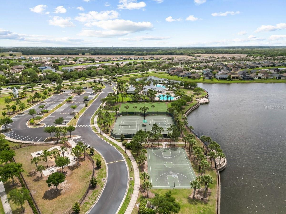 Tennis Courts, Basketball Courts ,and Dog park