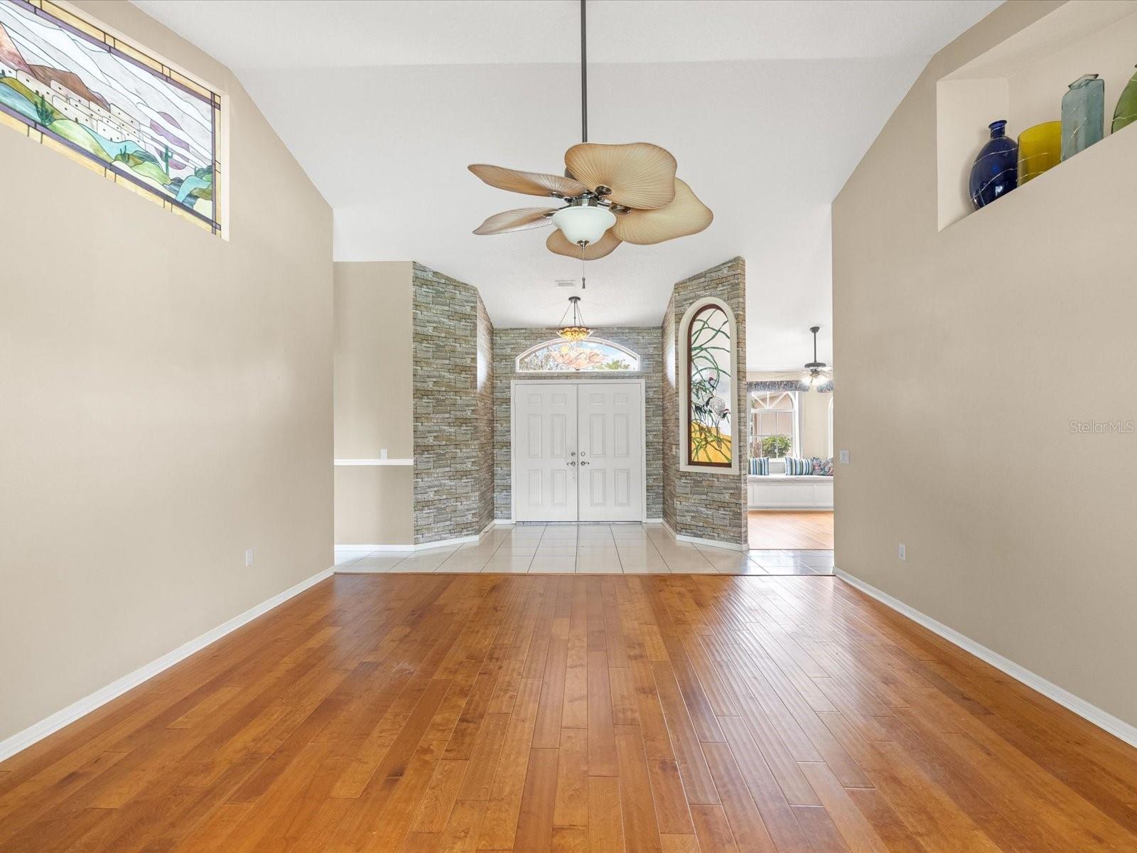 View of entry from living room