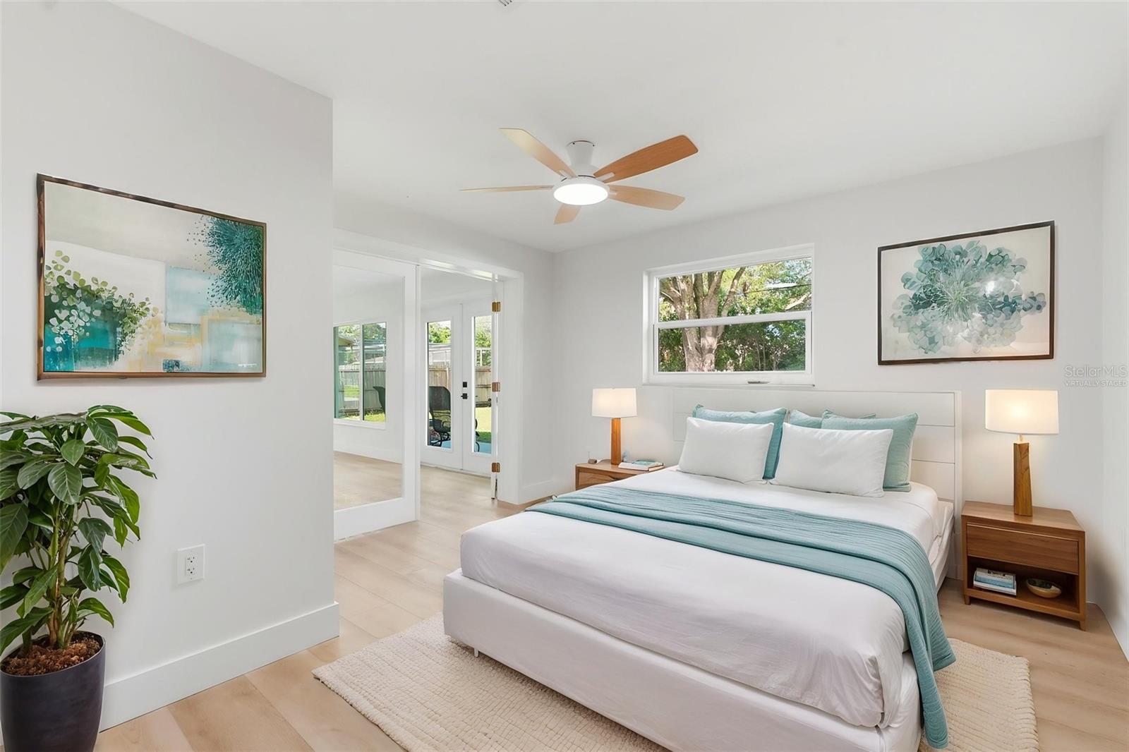 Middle Bed, Virtually Staged