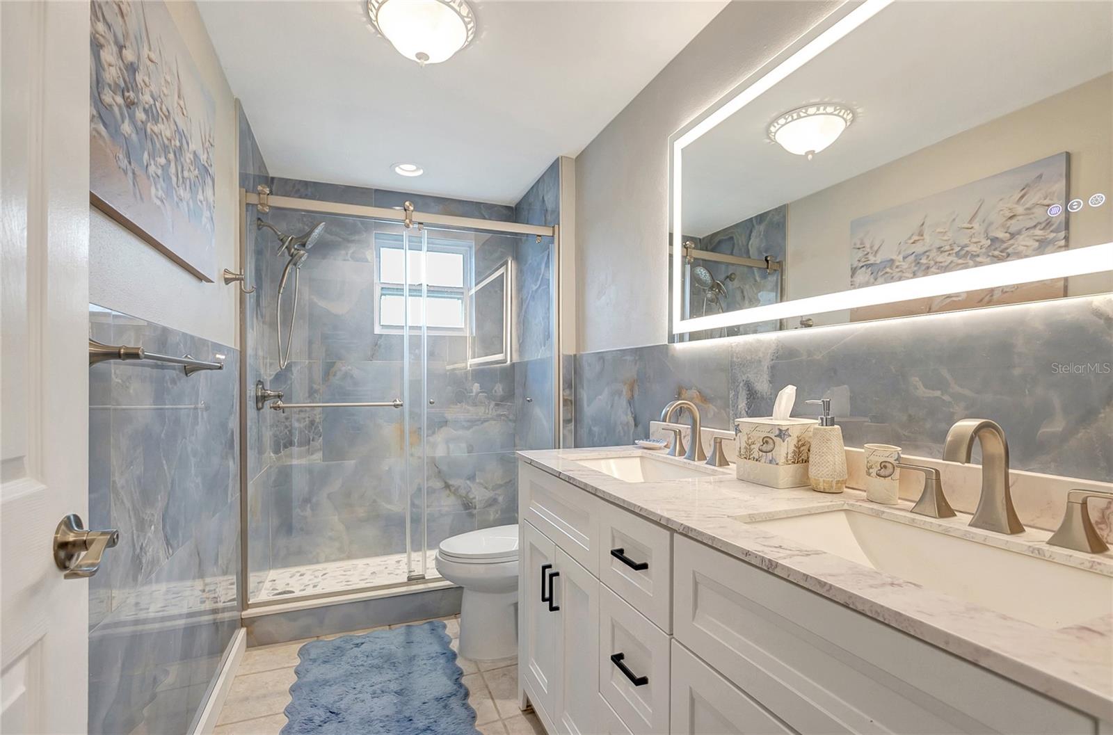 Bathroom 1 newly remodeled
