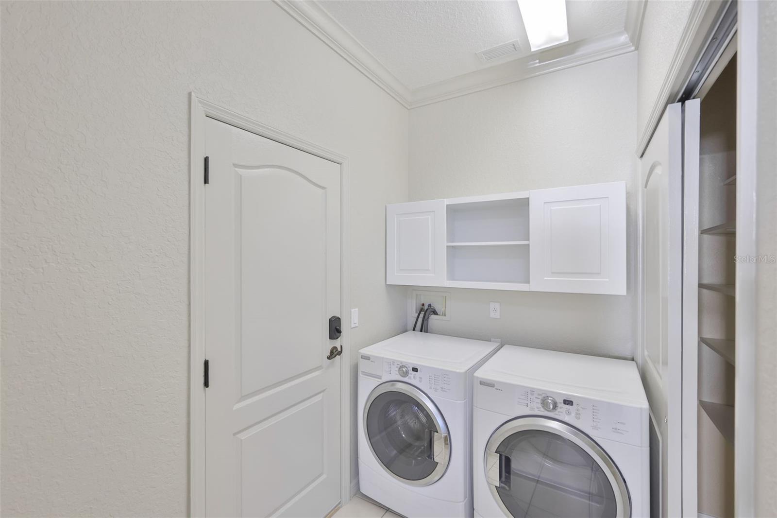 Laundry room that is nice and open