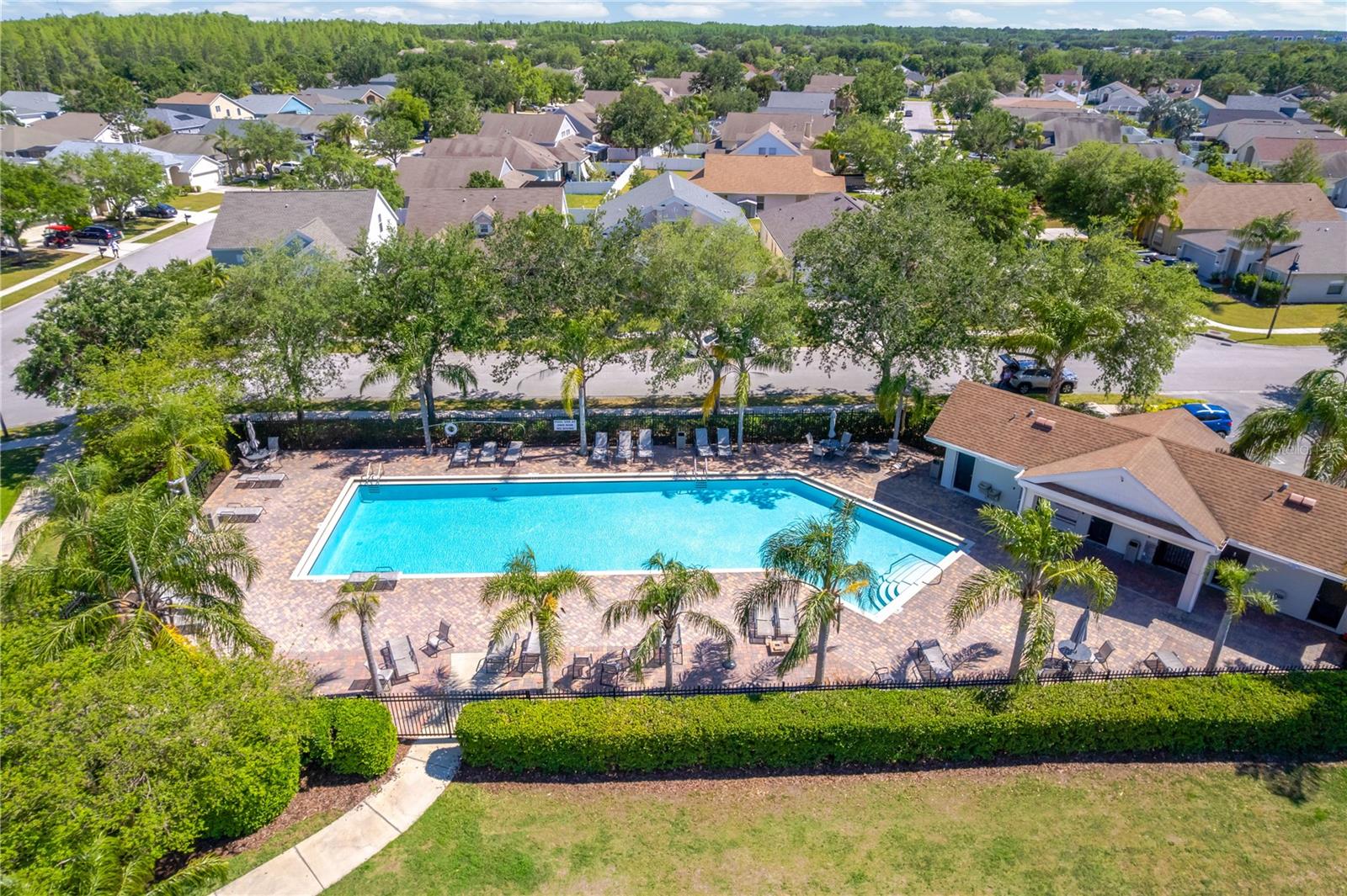 Drone Shot of Clubhouse