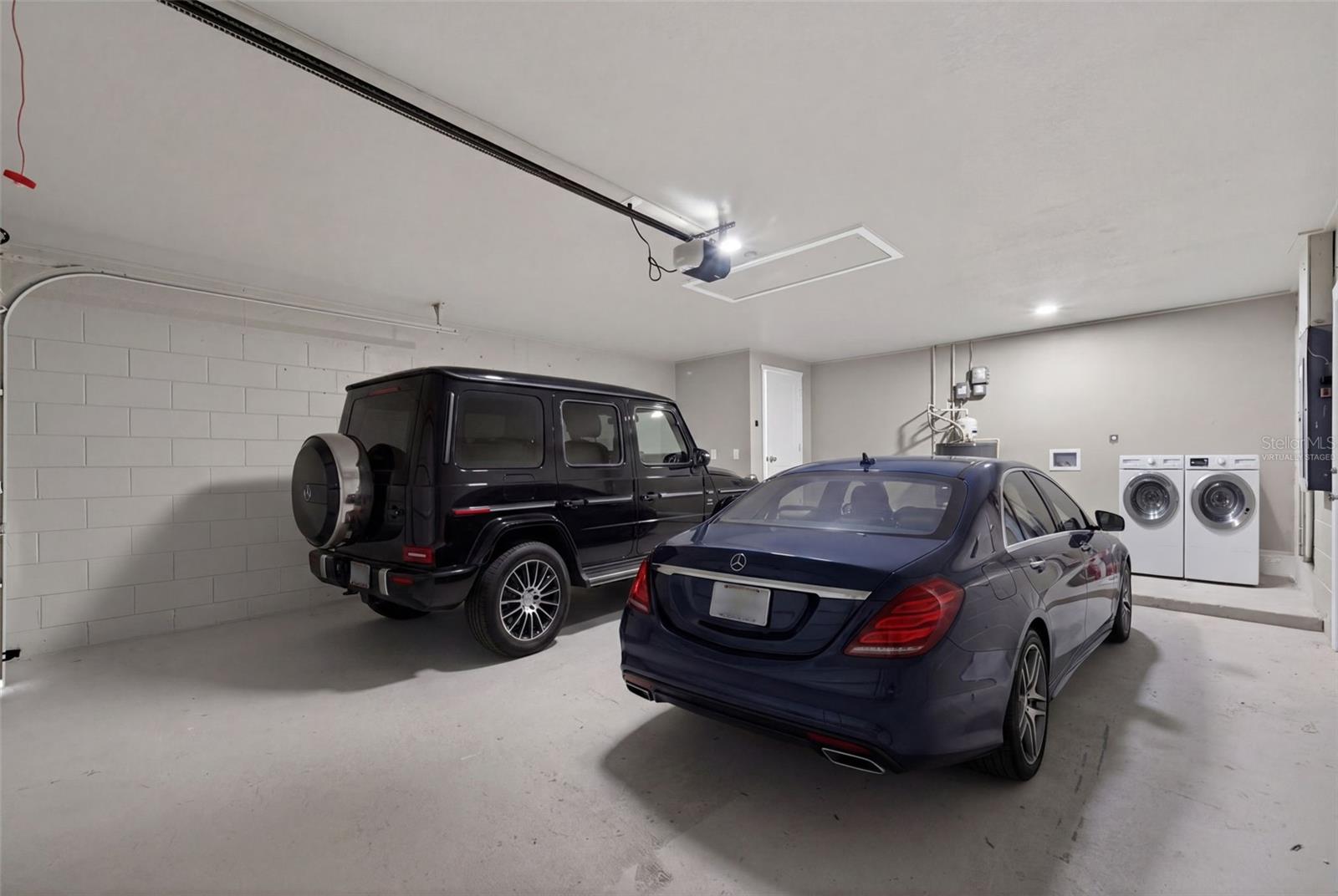 2 Car garage - Virtually Staged