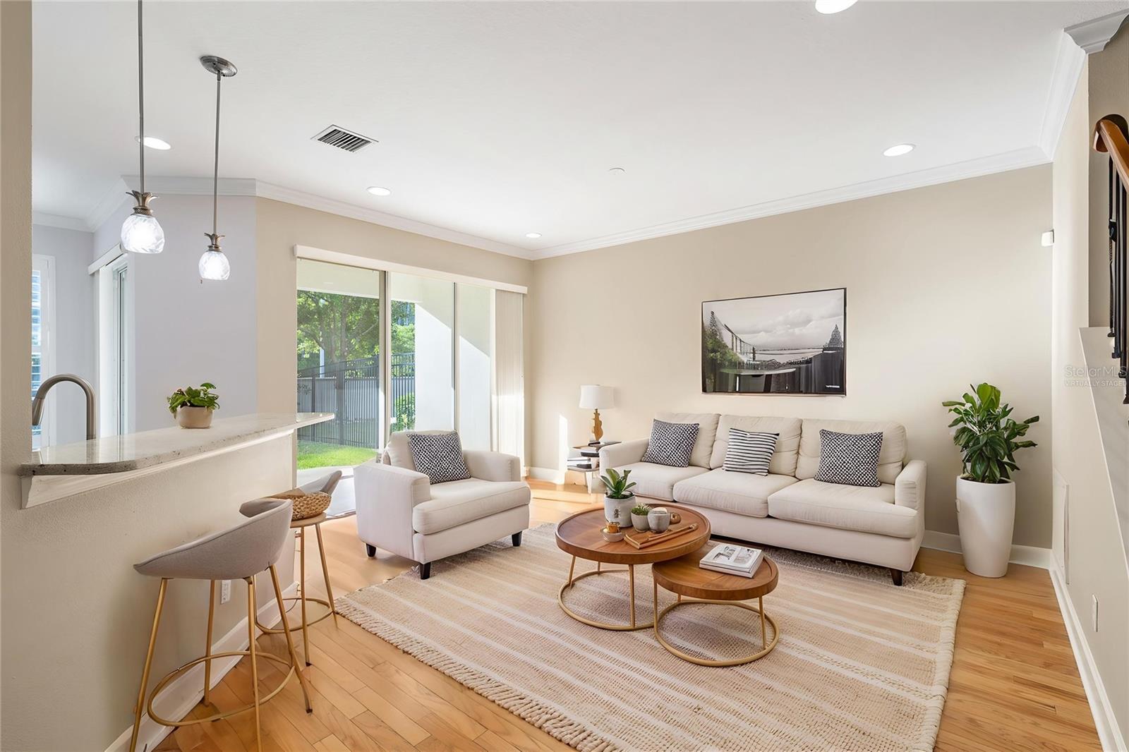 Family Room - Virtually Staged